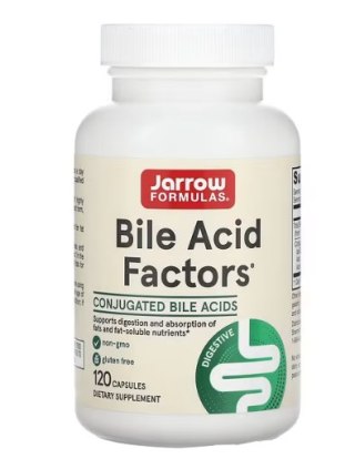 Jarrow Formulas Bile Acid Factors 120 kapsułek