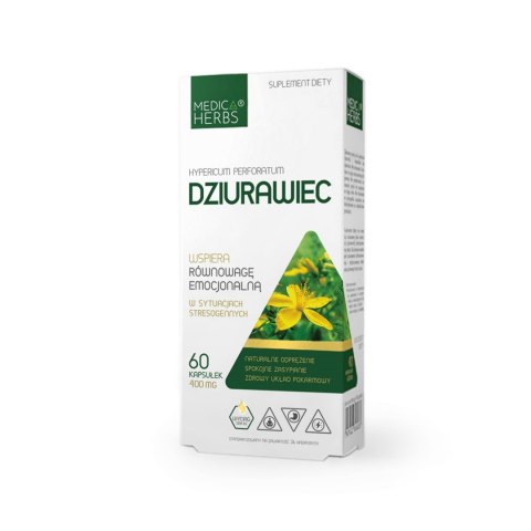 Medica Herbs Dziurawiec 400 mg 60 kapsułek