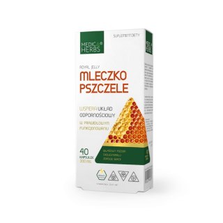 Medica Herbs Mleczko pszczele 40 kapsułek