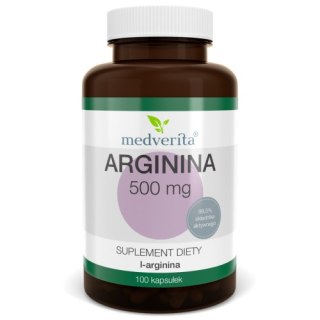 Medverita Arginina 500 mg 100 kapsułek