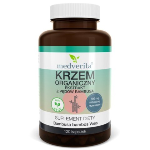 Medverita Krzem organiczny 100 mg 120 kapsułek