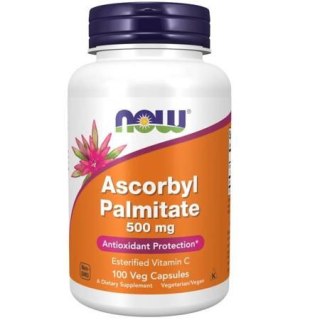 NOW Foods Witamina C (z palmitynianu askorbylu) 500mg 100 kapsułek