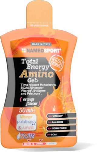 Namedsport Total Energy Amino Gel Żel energetyczny 50 ml o smaku pomarańczowym