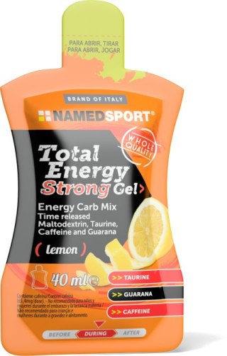 Namedsport Total Energy Strong Gel Żel energetyczny 40 ml o smaku cytrynowym