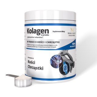 Noble Health Kolagen w proszku + glukozamina i witamina C 100 g