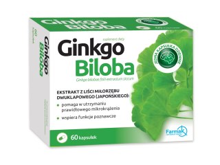 Nord Farm Ginkgo Biloba 60 kapsułek