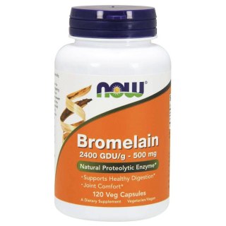 Now Foods Bromelaina 500mg 120 kapsułek