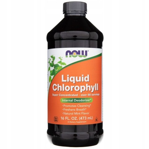 Now Foods Chlorofil w płynie 473 ml