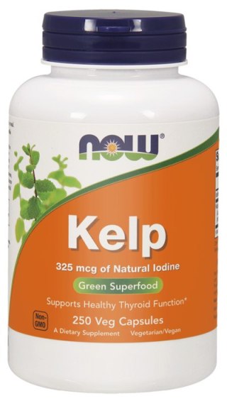 Now Foods Kelp (jod) 325µg 250 kapsułek