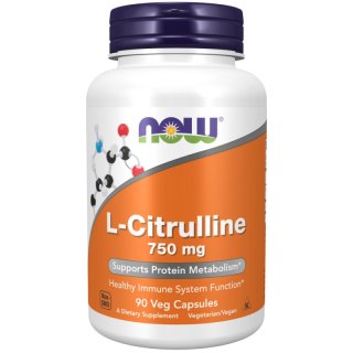 Now Foods L-Citrulline 750mg 90 kapsułek