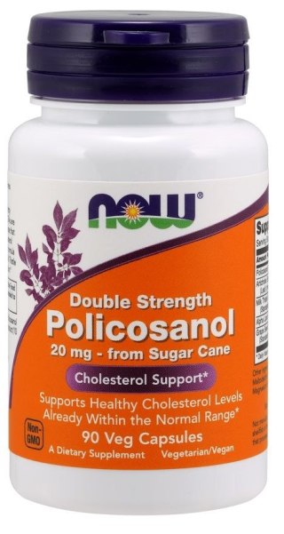 Now Foods Policosanol 20 mg 90 kapsułek