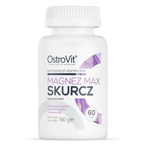 OstroVit Magnez Max Skurcz 60 tabletek