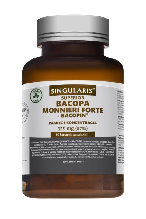 Singularis Bacopa monnieri Forte 325 mg 60 kapsułek