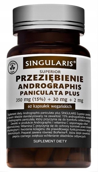 Singularis Superior Przeziębienie Andrographis Plus 60 kapsułek