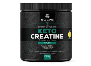 SolveLabs Kreatyna Keto creatine 240g o smaku cytrynowym