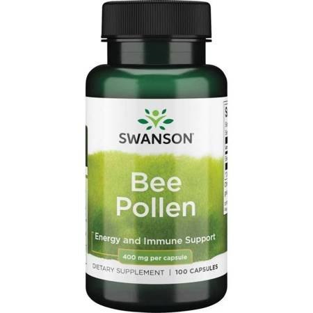 Swanson Bee Pollen (Pyłek Pszczeli) 400mg 100 kapsułek