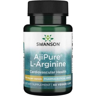 Swanson L-Arginina (AjiPure L-Arginine) 500 mg 60 kapsułek