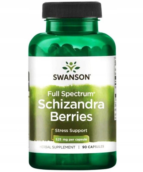 Swanson Schizandra (Cytryniec chiński) 525 mg 90 kapsułek