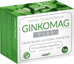 Xenico Ginkomag Plus 120 kapsułek