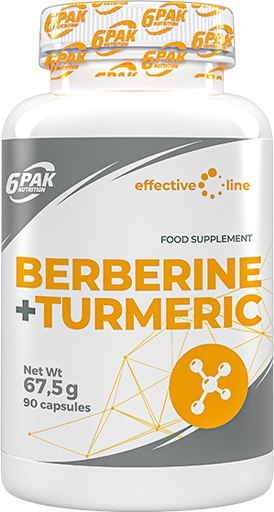 6PAK EL Berberine + Turmeric 90 kapsułek