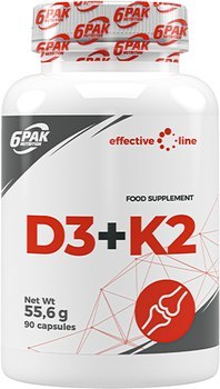 6PAK EL D3+K2 90 kapsułek