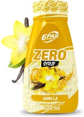 6PAK Syrop Zero 500 ml o smaku waniliowym