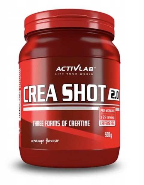 ActivLab CreaShot 2.0 o smaku pomarańczowym 500 g