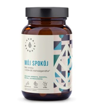 Aura Herbals Mój Spokój, bez stresu + Ashwagandha KSM-66 60 kapsułek