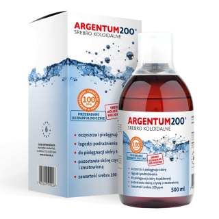 Aura Herbals Srebro Koloidalne 100 ppm Argentum 200 500 ml