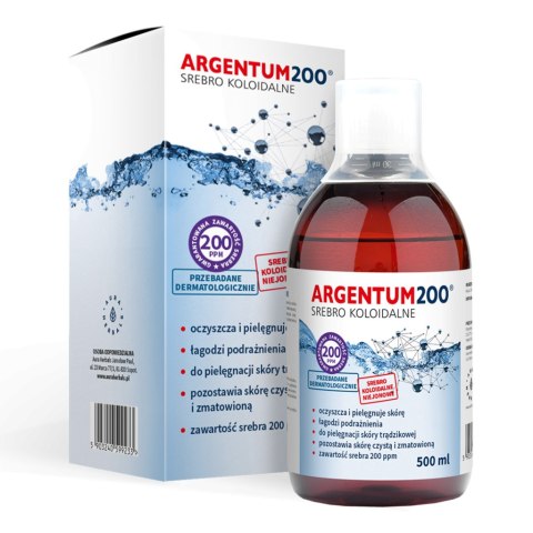 Aura Herbals Srebro Koloidalne 200 ppm Argentum 200 500 ml