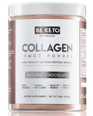 BeKeto Keto Kolagen z olejem MCT o smaku czekoladowym 300g