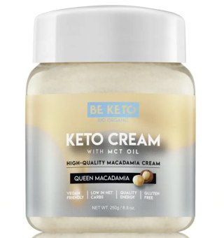 BeKeto Keto Krem Królowa Makadamia 250g