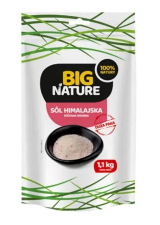 Big Nature Sól himalajska różowa drobna 1,1kg