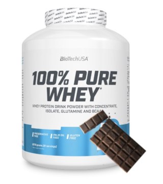 BioTech USA 100% Pure Whey 2270g o smaku czekoladowym