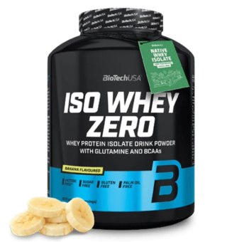 BioTech USA Iso Whey 2270g lactose reduced o smaku bananowym