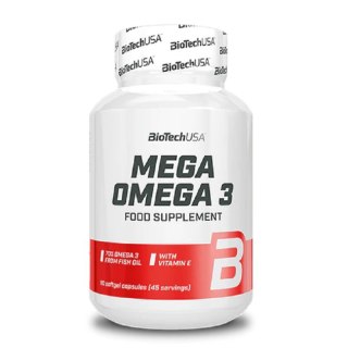 BioTech USA Mega Omega 3 90 kapsułek