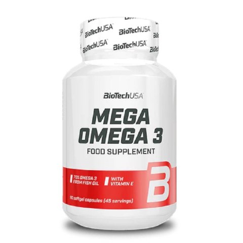 BioTech USA Mega Omega 3 90 kapsułek