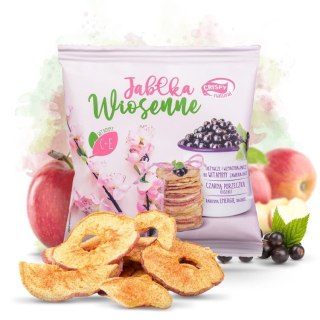 Crispy Natural Jabłko suszone z czarną porzeczką z witaminami Wiosenne 18 g