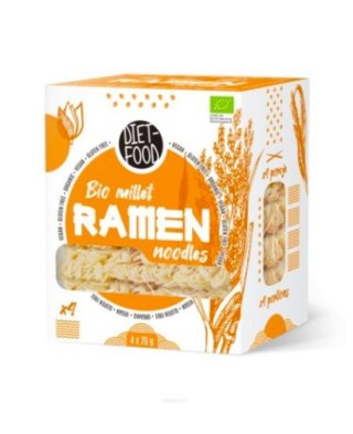 Diet Food BIO Makaron jaglany 100% Ramen 280g