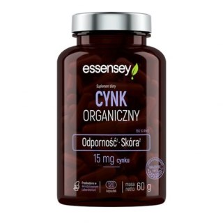 Essensey Cynk organiczny 120 kapsułek