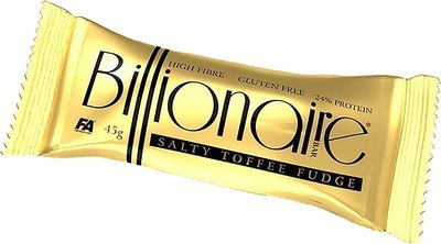 FA Billionaire bar Baton Proteinowy 45 g o smaku solonego toffi