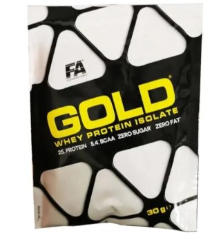 FA Gold Whey Protein Isolate 30g o smaku czekoladowym