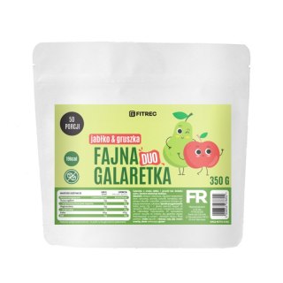 FitRec Fajna Galaretka DUO Jabłko & gruszka 350g