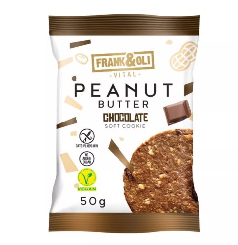 Frank&Oli Soft Cookie Peanut Butter Chocolate 50g