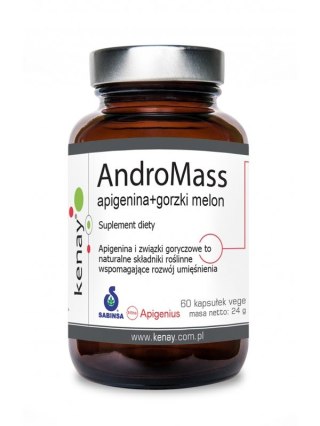 Kenay AndroMass Apigenina + Gorzki melon 60 kapsułek