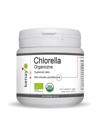 Kenay Chlorella Organiczna 600 tabletek