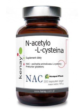 Kenay NAC N-Acetylo-L-Cysteina 150 mg 300 kapsułek