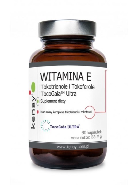 Kenay Witamina E (Tokoferole i Tokotrienole) TocoGaia™ Ultra 60 kapsułek