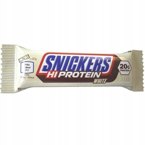 Mars Protein Snickers Hi Protein Bar Baton Proteinowy White 57g