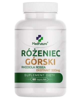 MedFuture Różeniec górski ekstrakt 500mg 60 kapsułek